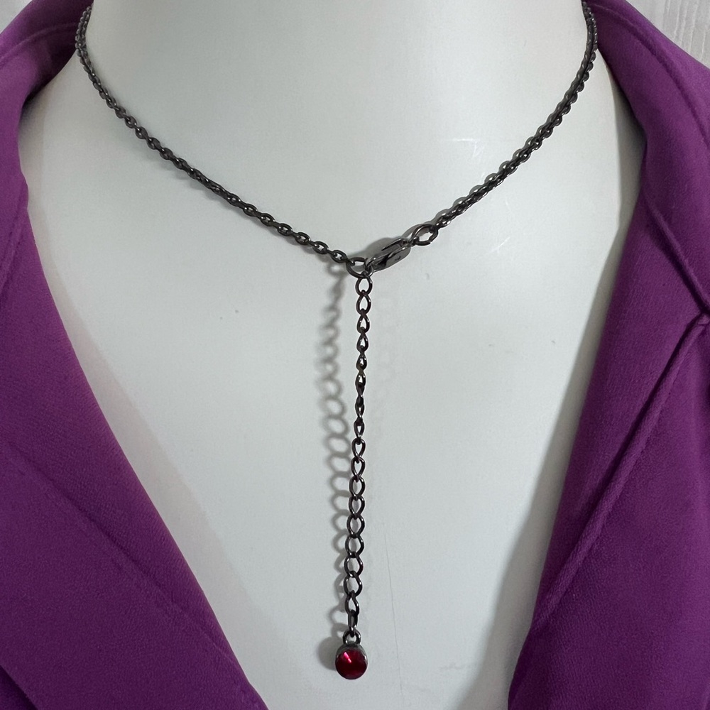 Givenchy Red Round Rhinestones - image 2